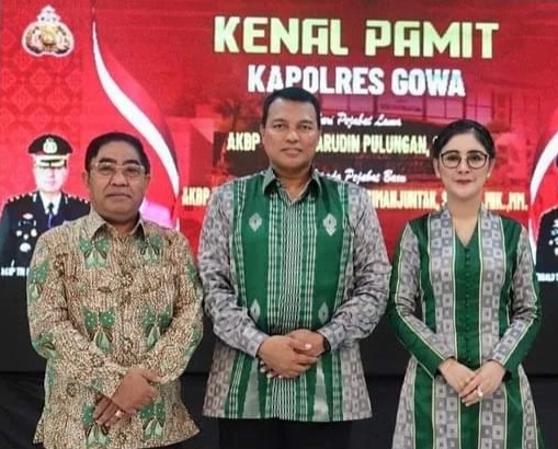 Ketua DPRD Gowa H. Rafiuddin hadiri acara Kenal Pamit Kapolres Gowa